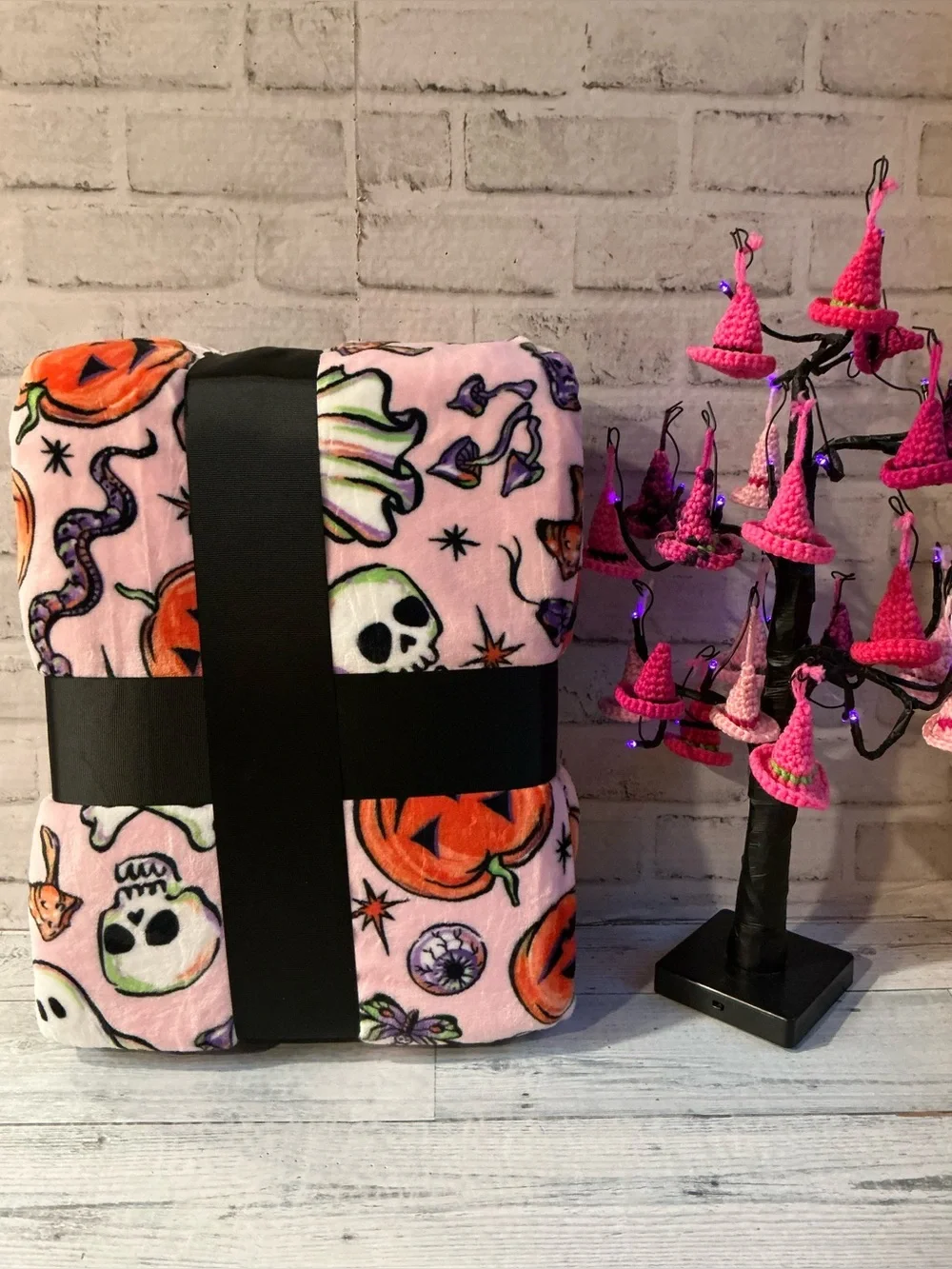 Cynthia Rowley Twin Size Sinister Halloween Blanket